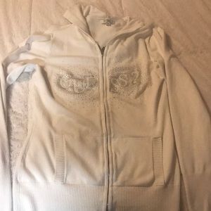 Guess zip up sweater